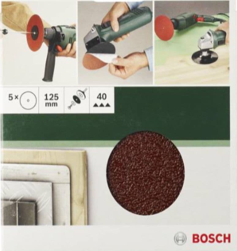 BOSCH---5-FOGLI-DI-CARTA-ABRASIVA-PER-DISCO-DI-LEVIGATURA---125MM,-G60