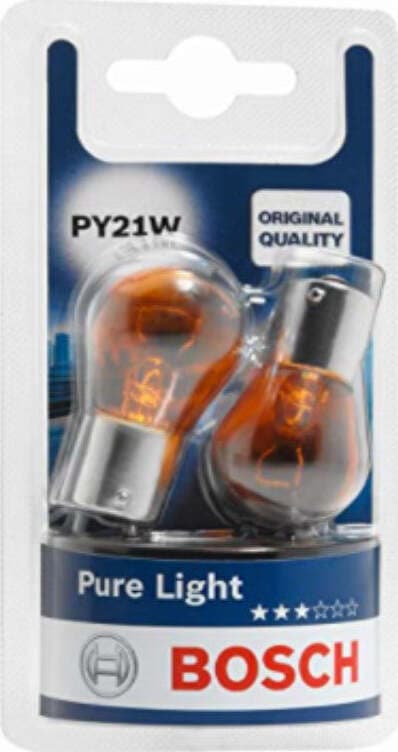 BOSCH---COPPIA-LAMPADE-PURE-LIGHT-PY21W---12V-21W