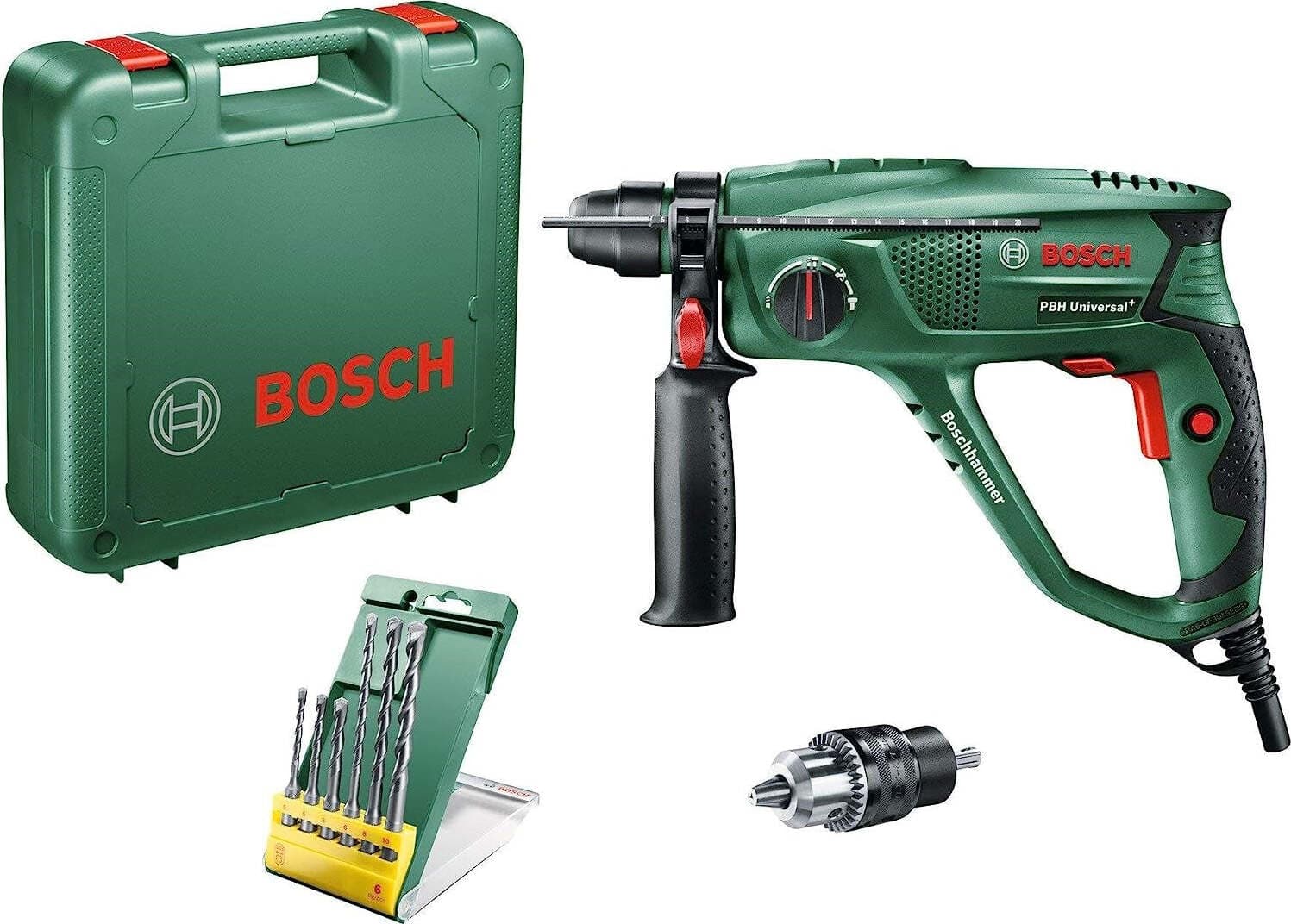 BOSCH---MARTELLO-PERFORATORE-TASSELLATORE-PBH-UNIVERSAL+-EXCLUSIVE