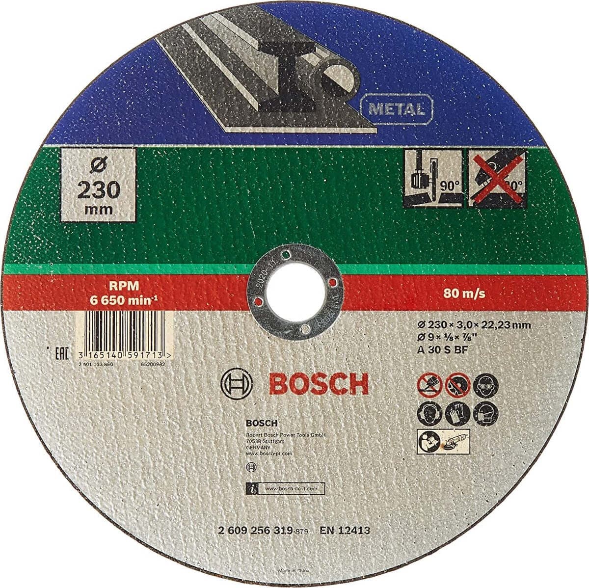 BOSCH---MOLA-TAGLIO-DIRITTA-METAL-230x3x22,23