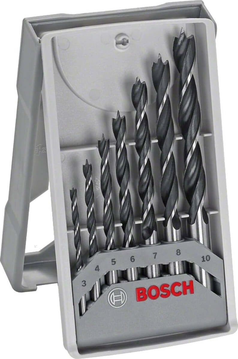 BOSCH---SET-7-PUNTE-ELICOIDALI-DA-LEGNO-3,4,5,6,7,8,10-MM