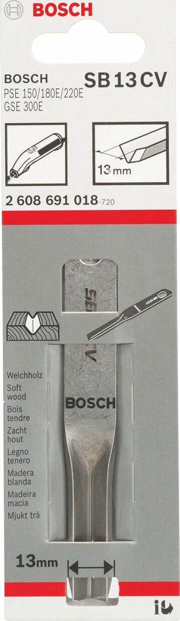 Bosch-2608691018---Scalpello-da-legno-SB13-CV,-13-mm