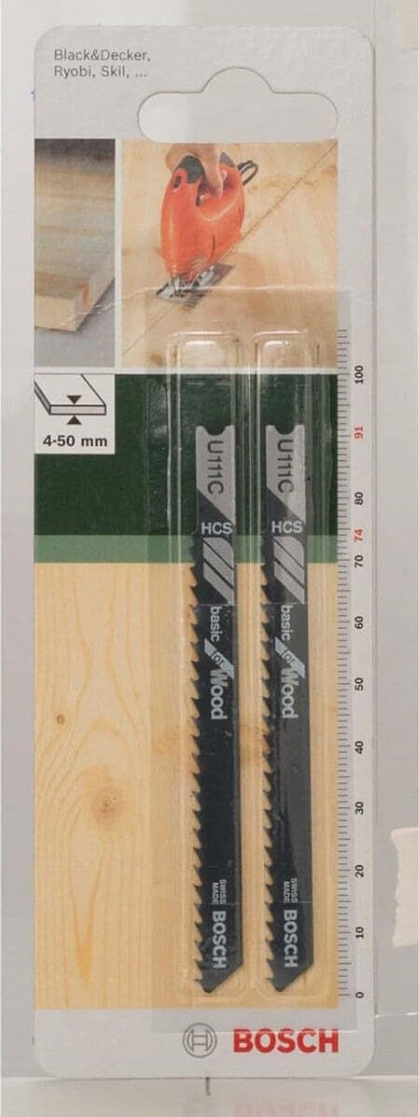 BOSCH --SET-2-LAME-PER-SEGHETTO-ALTERNATIVO-HCS-91MM
