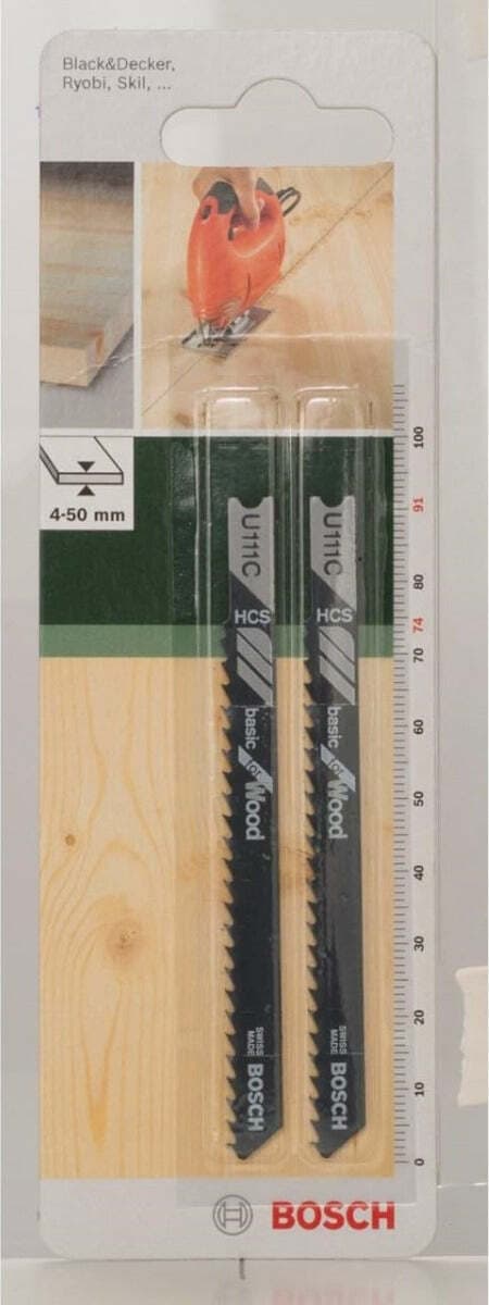 BOSCH --SET-2-LAME-PER-SEGHETTO-ALTERNATIVO-HCS-91MM