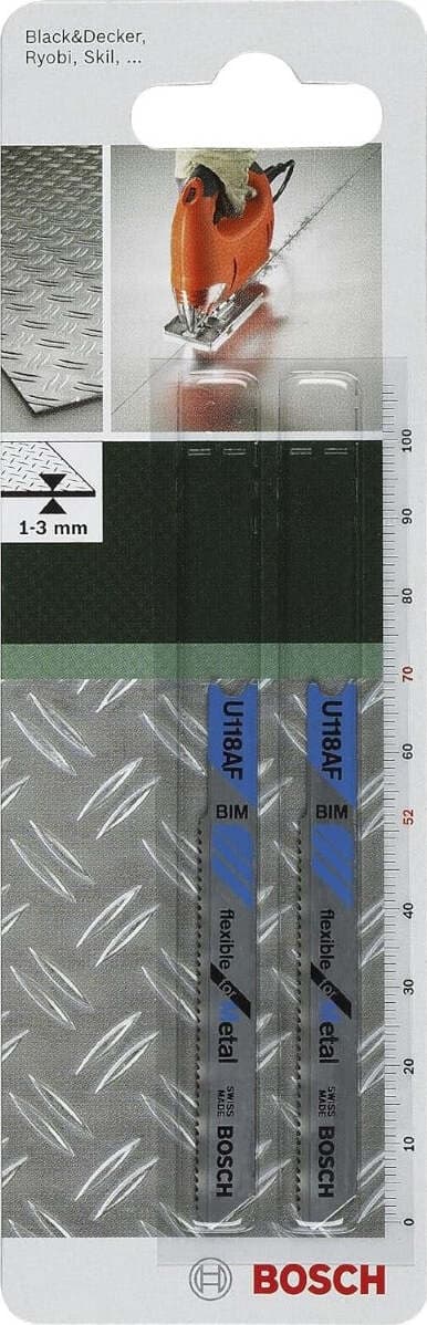 BOSCH --SET-2-LAME-PER-SEGHETTO-ALTERNATIVO-U-188-AF-BiM-70MM