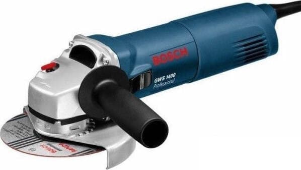 BOSCH SMERIGLIATRICE ANGOLARE GWS 1400 S W 125 MM PROFESSIONALE MOLA FLESSIBILE