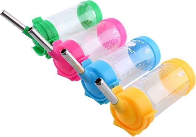 BOTTIGLIA ACQUA 80ML ABBEVERATOIO PER CONIGLIO CUCCIOLO UCCELLI RETTILI TOPI MANGIATOIA ANIMALE DOMESTICO Trade Shop italia - Napoli, Commerciovirtuoso.it