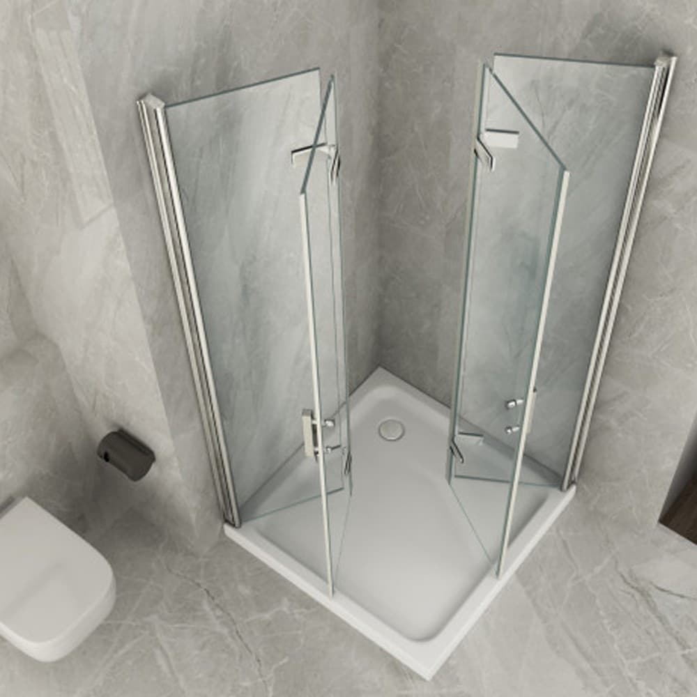 Box Doccia 2 lati a Libro a doppia anta pieghevole Trasparente 8mm H195 Duo FLEX Fai da te/Attrezzature per cucine e bagni/Attrezzature per bagni/Docce e componenti doccia/Box doccia StileBagno - Roma, Commerciovirtuoso.it