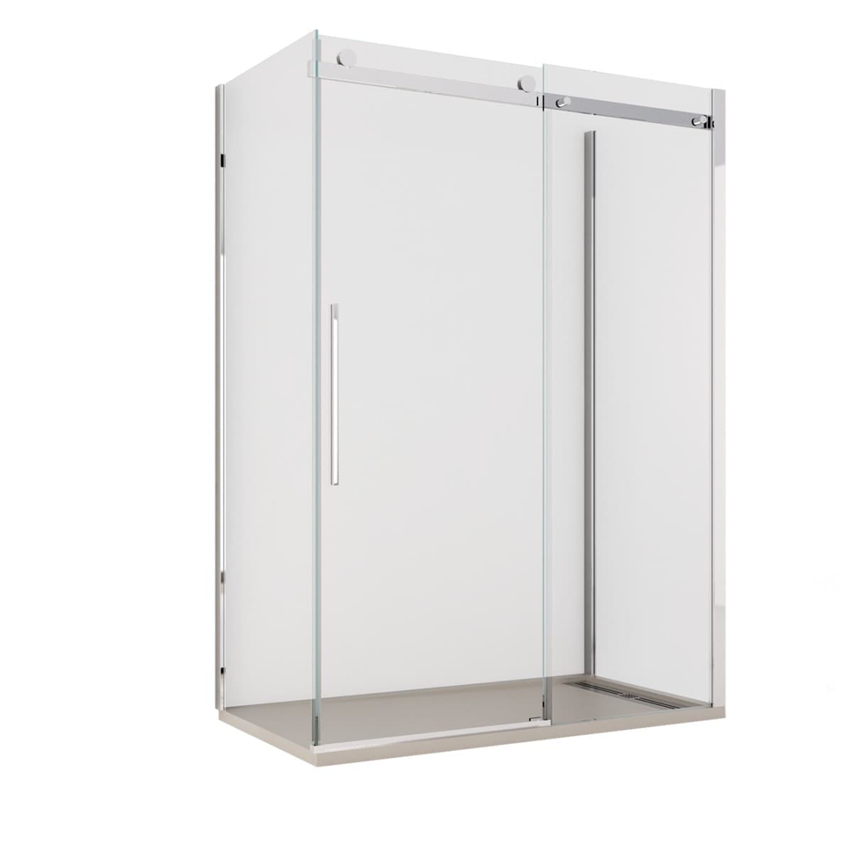 Box doccia 3 lati Scorrevole Trasparente Anticalcare 8mm H195 Dolomia Fai da te/Attrezzature per cucine e bagni/Attrezzature per bagni/Docce e componenti doccia/Box doccia StileBagno - Roma, Commerciovirtuoso.it