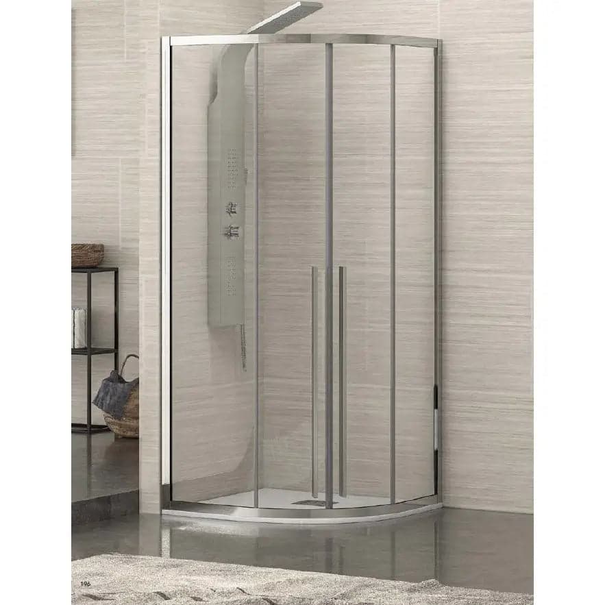 Box Doccia Semicircolare 8mm Anticalcare H200 Anta Scorrevole