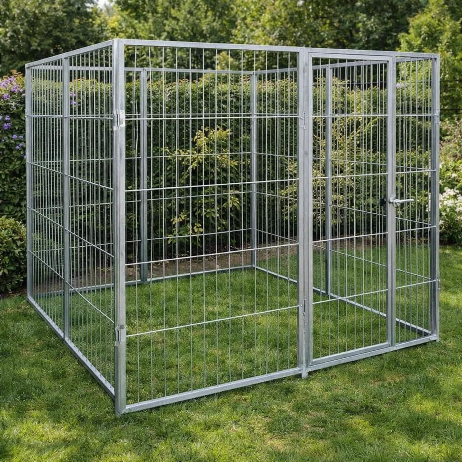 Box per Cani da Esterno con Zincatura a Caldo da 200x200x Altezza 180 Cm Prodotti per animali domestici/Cani/Cucce gabbiette e recinzioni/Recinti da esterno Ogomondo - Martina Franca, Commerciovirtuoso.it