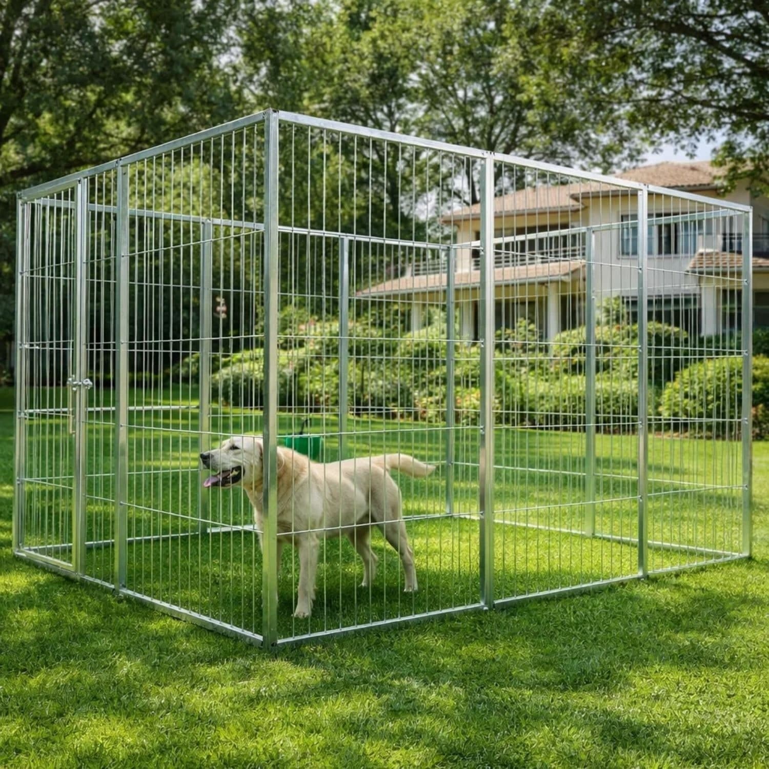 Box per Cani da Esterno Zincatura Elettrolitica 300x200x Altezza 180 centimetri Prodotti per animali domestici/Cani/Cucce gabbiette e recinzioni/Recinti da esterno Ogomondo - Martina Franca, Commerciovirtuoso.it