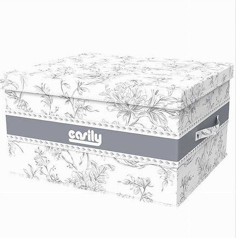 BOX PORTATUTTO SCATOLA CONTENITORE SALVASPAZIO ORGANIZER 35X30X20CM FANTASIA 87321 in Contenitori sottoletto Trade Shop italia - Napoli, commercioVirtuoso.it