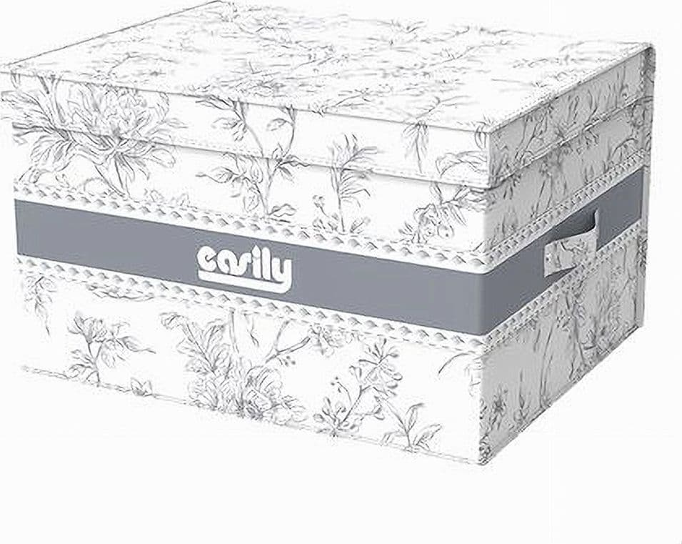 BOX PORTATUTTO SCATOLA SALVASPAZIO CONTENITORE ORGANIZER 30X28X15CM FANTASIA 87313 in Contenitori sottoletto Trade Shop italia - Napoli, commercioVirtuoso.it