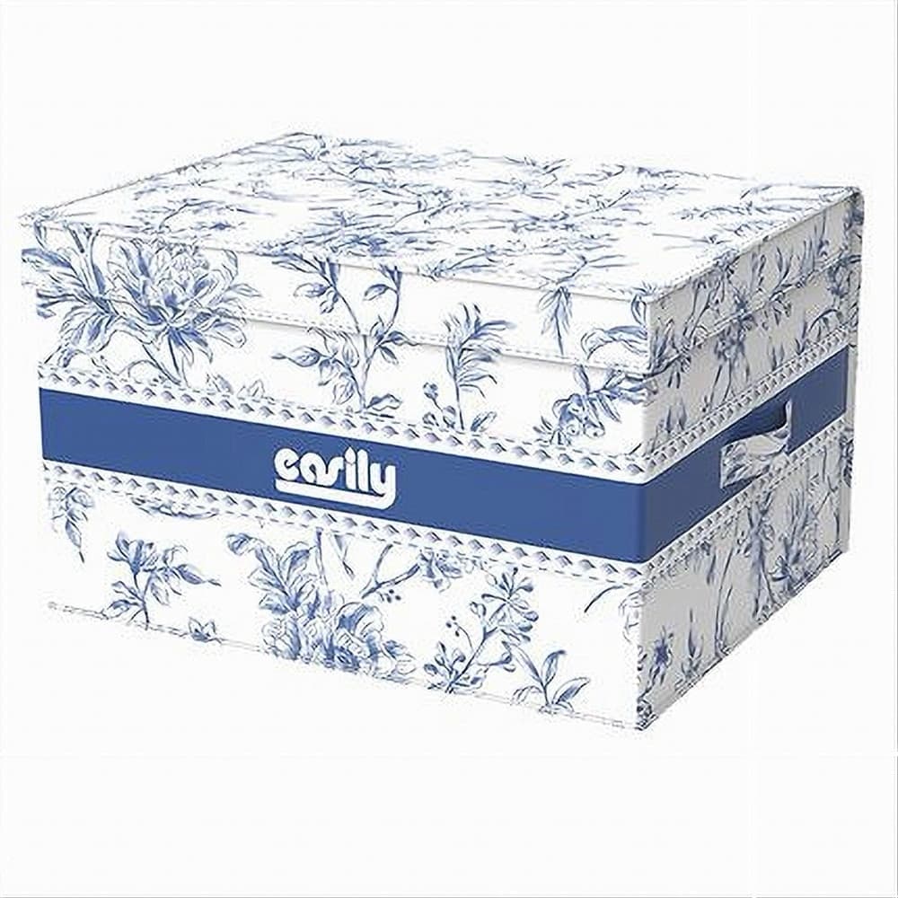 BOX PORTATUTTO SCATOLA SALVASPAZIO CONTENITORE ORGANIZER 40X40X25CM FANTASIA 87316 in Contenitori sottoletto Trade Shop italia - Napoli, commercioVirtuoso.it