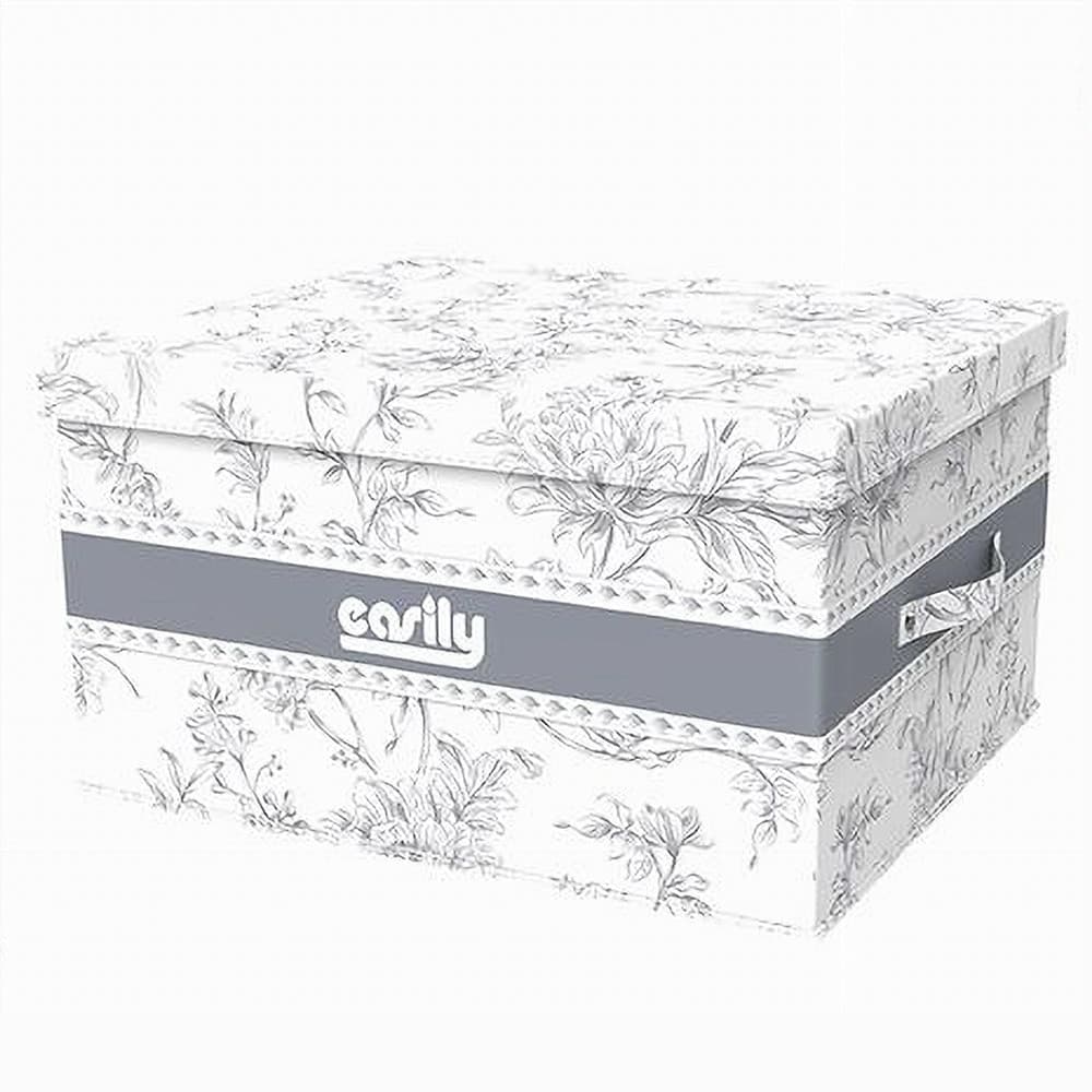 BOX PORTATUTTO SCATOLA SALVASPAZIO CONTENITORE ORGANIZER 48X38X28CM FANTASIA 87322 in Contenitori sottoletto Trade Shop italia - Napoli, commercioVirtuoso.it