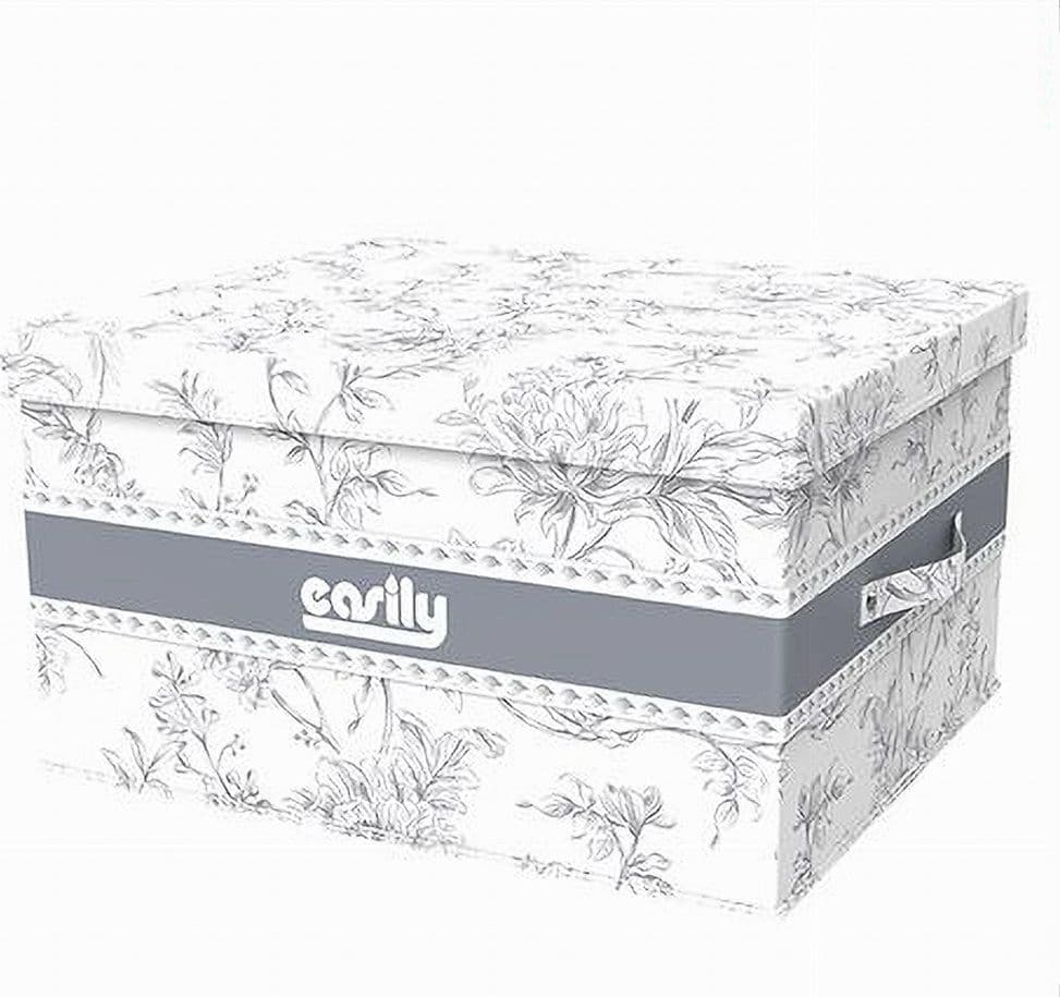 BOX PORTATUTTO SCATOLA SALVASPAZIO CONTENITORE ORGANIZER 55X42X30CM FANTASIA 87323 in Contenitori sottoletto Trade Shop italia - Napoli, commercioVirtuoso.it