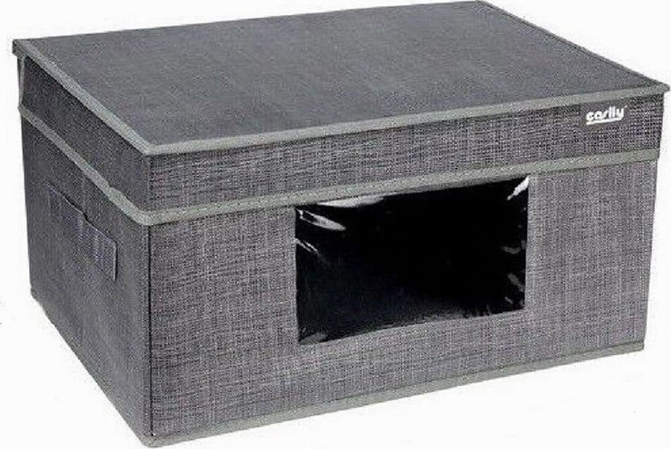 Box Scatola Salvaspazio Portatutto Contenitore Organizer 40 X 30 X 20 Cm 69699 Casa, arredamento e bricolage > Soluzioni salvaspazio > Scatole per Biancheria Trade Shop italia - Napoli, Commerciovirtuoso.it
