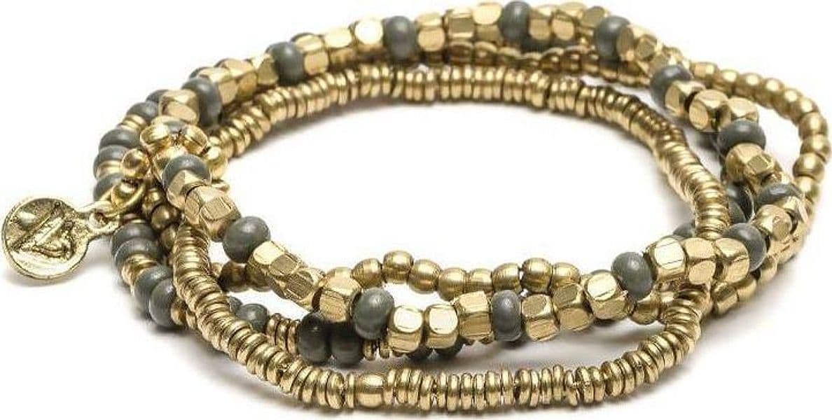 Bracciale elastico con pietre in vetro in Bracciali CliV - Milazzo, commercioVirtuoso.it