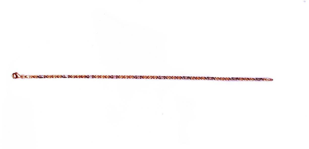 Bracciale maschile in Oro giallo e bianco 18 kt Braccialetto da uomo regalo per lui accessorio uomo in Bracciali E B Gioielli - Siderno, commercioVirtuoso.it