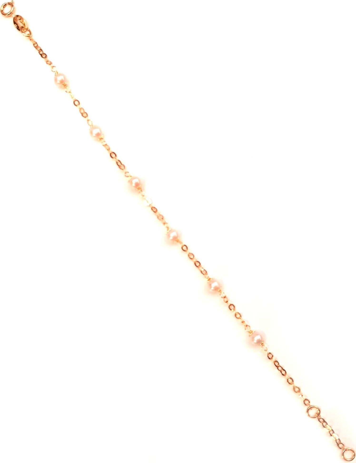 Bracciale neonata-bimba in Oro giallo 18 con perline bianche Braccialetto Bambina Regalo Nascita 15,70cm in Gioielli E B Gioielli - Siderno, commercioVirtuoso.it