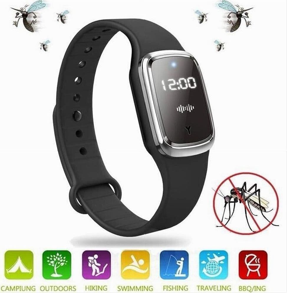 BRACCIALE REPELLENTE PER ZANZARE AD ULTRASUONI OROLOGIO DISPOSITIVO ANTIZANZARE in Protezione da animali domestici e selvatici Trade Shop italia - Napoli, commercioVirtuoso.it