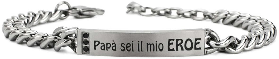 Bracciale uomo BOCCADAMO ABR663NB in Bracciali Gioielleria Cameli - Monte Urano, commercioVirtuoso.it