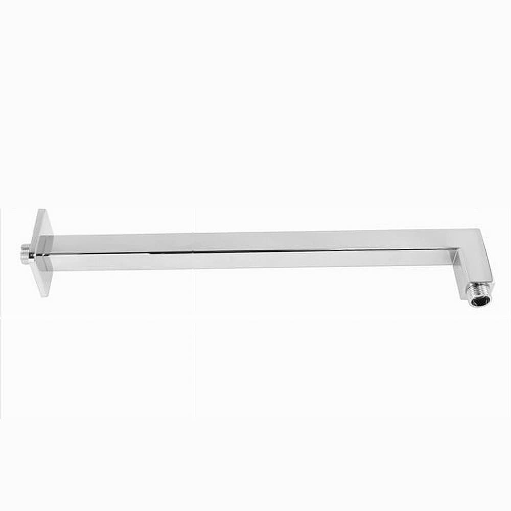 BRACCIO DOCCIA IN OTTONE CROMATO QUADRATO 40 CM PER SOFFIONE BAGNO ROSONE 59493 in Docce fisse Trade Shop italia - Napoli, commercioVirtuoso.it