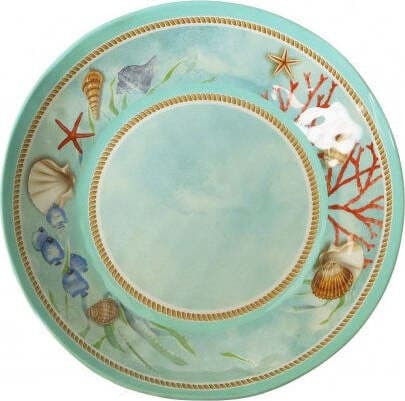 Brandani-Piatto-Fondo-REEF-Azzurro-51971-in-Melamina