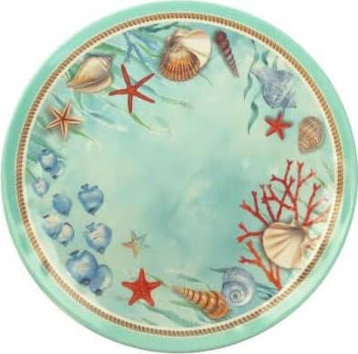 Brandani-Piatto-Frutta-REEF-Azzurro-51972-in-Melamina