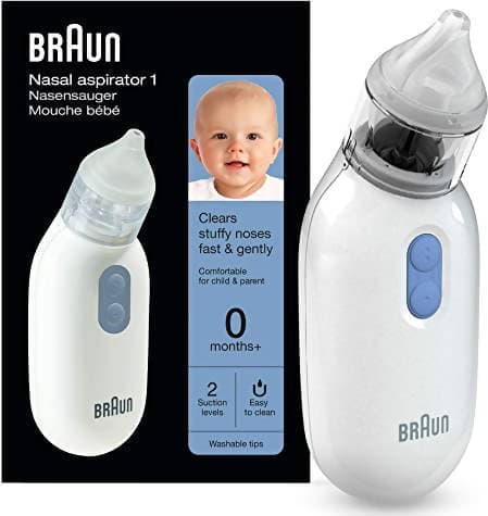 Braun Aspiratore Nasale Elettrico BNA100EU Aspiratore Nasale per Tutte le Età da 0+ Impostazioni Delicate Aspiratore Nasale Elettrico Sanitaria Gioia del Bimbo - Villa San Giovanni, Commerciovirtuoso.it