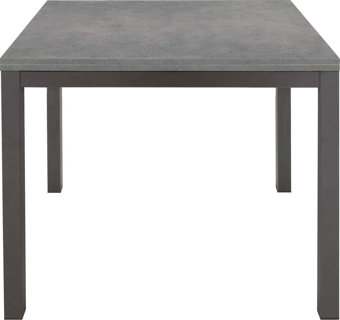 BRENDON---tavolo-da-pranzo-moderno-allungabile-a-libro-90x90/180-Grigio-scuro-Milani-Home