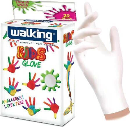 BRENTA-WALKING-Kids-Guanti-Monouso-Colori-Assortiti