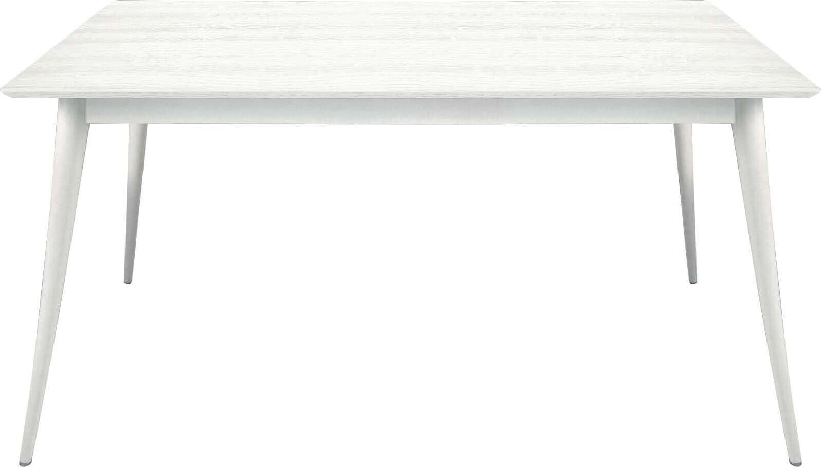 BRIAN---tavolo-da-pranzo-moderno-allungabile-in-abete-spazzolato-85x140/190-Bianco-Milani-Home