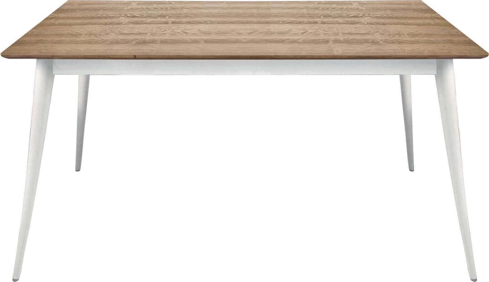 BRIAN---tavolo-da-pranzo-moderno-allungabile-in-abete-spazzolato-85x160/210-Bianco-Milani-Home