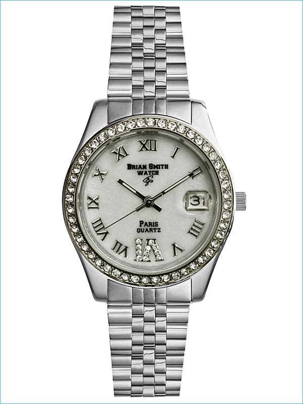 Brian Smith - Orologio Al Quarzo Paris Argento/Bianco - 3626