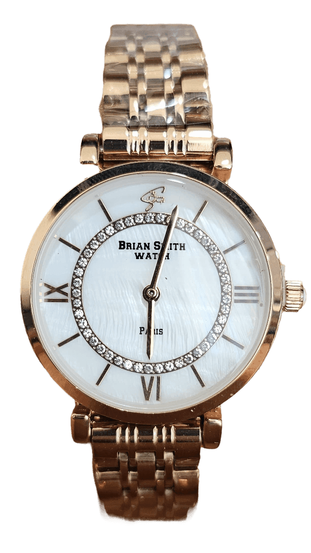 BRIAN-SMITH---OROLOGIO-AL-QUARZO-PARIS-ORO-ROSA/BIANCO---1765