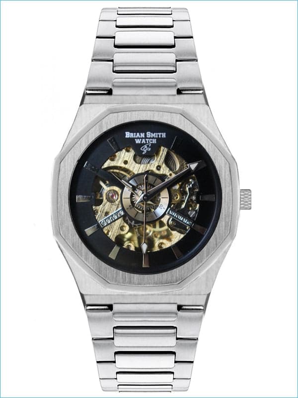 Brian Smith - Orologio Automatico Geneve Argento/Nero - 8963 in Orologi da polso Prezzo Bomba Store - Casalnuovo di Napoli, commercioVirtuoso.it