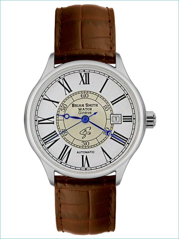 Brian Smith - Orologio Automatico Geneve Marrone/Bianco/Argento - 1283 in Orologi da polso Prezzo Bomba Store - Casalnuovo di Napoli, commercioVirtuoso.it