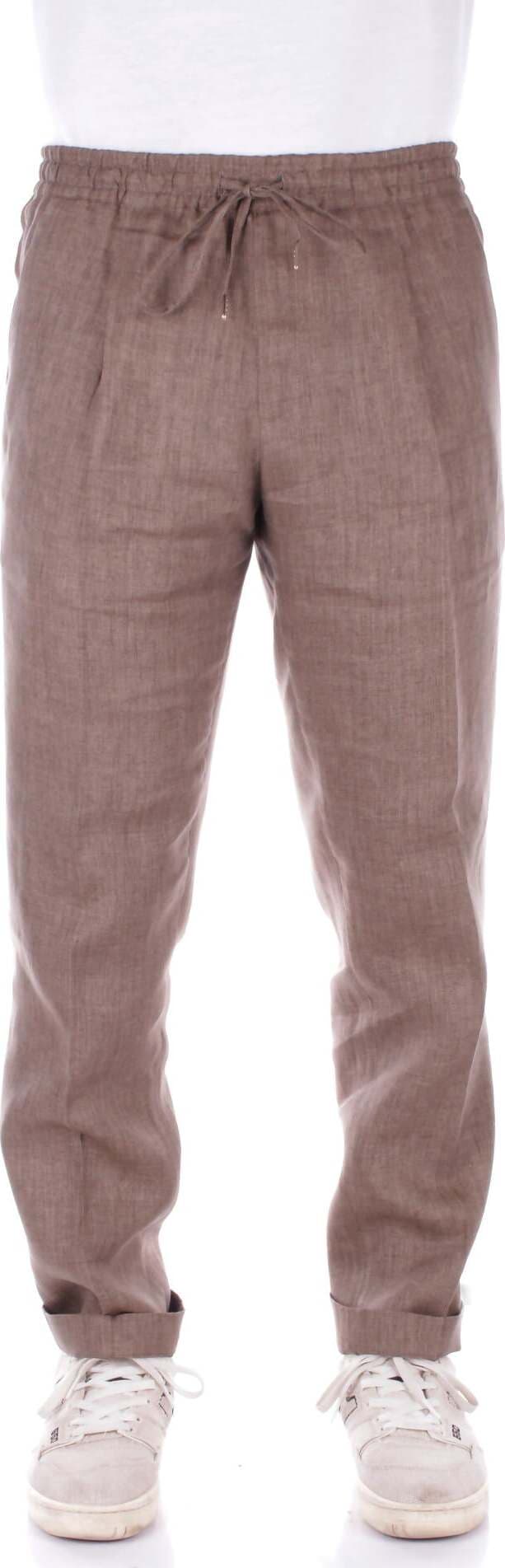 Briglia-Pantaloni-Marrone-da-uomo