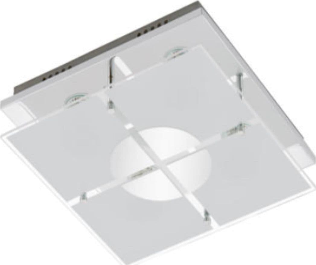 BRILONER---PLAFONIERA-4-LED---3W-250LM-3000K-CROMO/VETRO-SATINATO