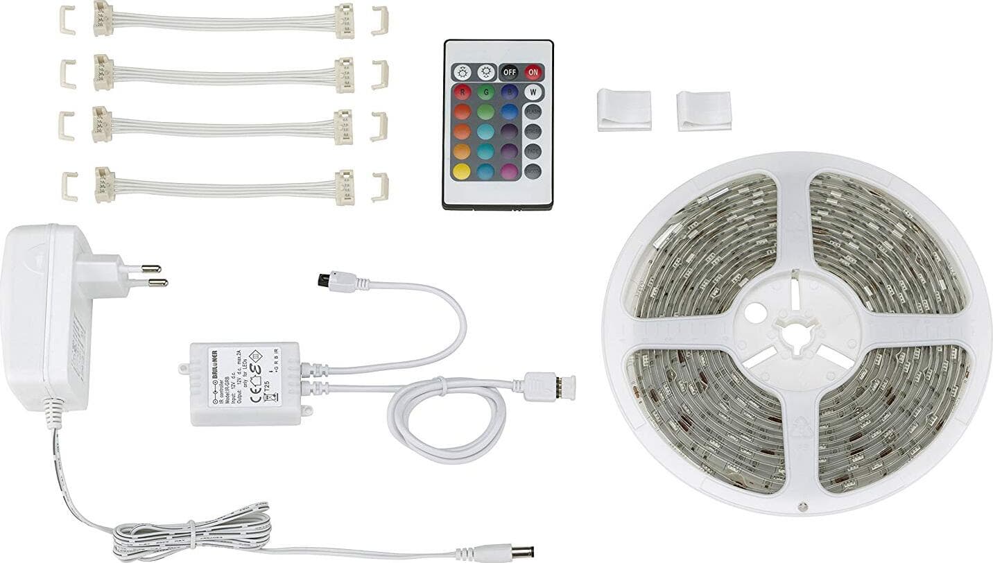 Briloner---Striscia-LED-bianca-dimmerabile,-da-interni,-24-W,-5M-x-0.3-x-1-cm