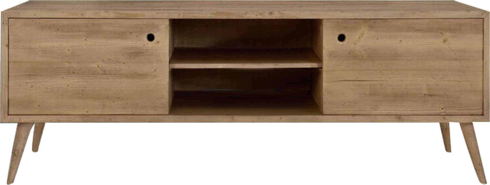 BRODY---mobile-porta-tv-moderno-in-abete-spazzolato-naturale-160x45x55-Marrone-Milani-Home