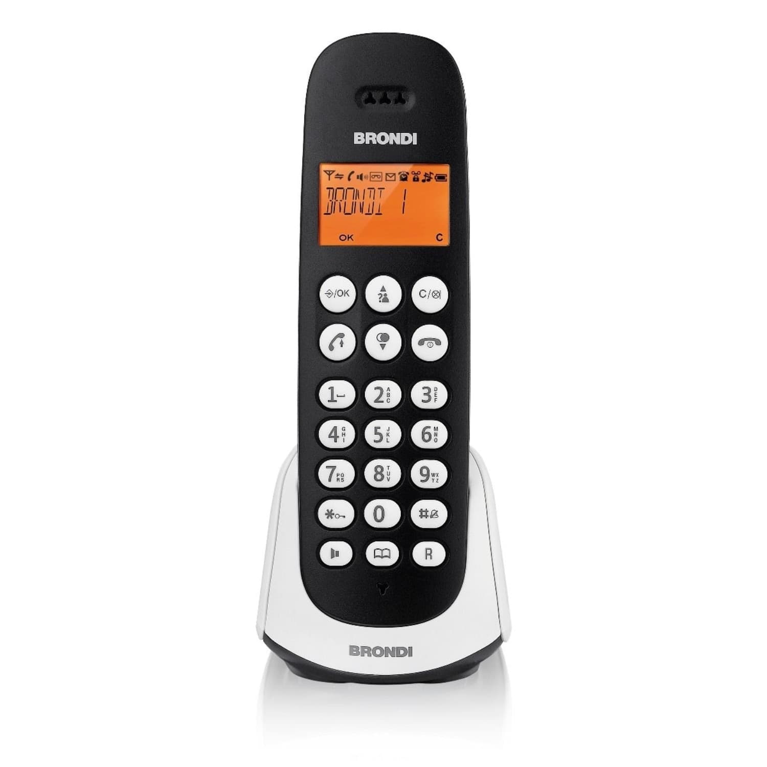 Brondi-Adara-Telefono-Cordless-Nero/Bianco