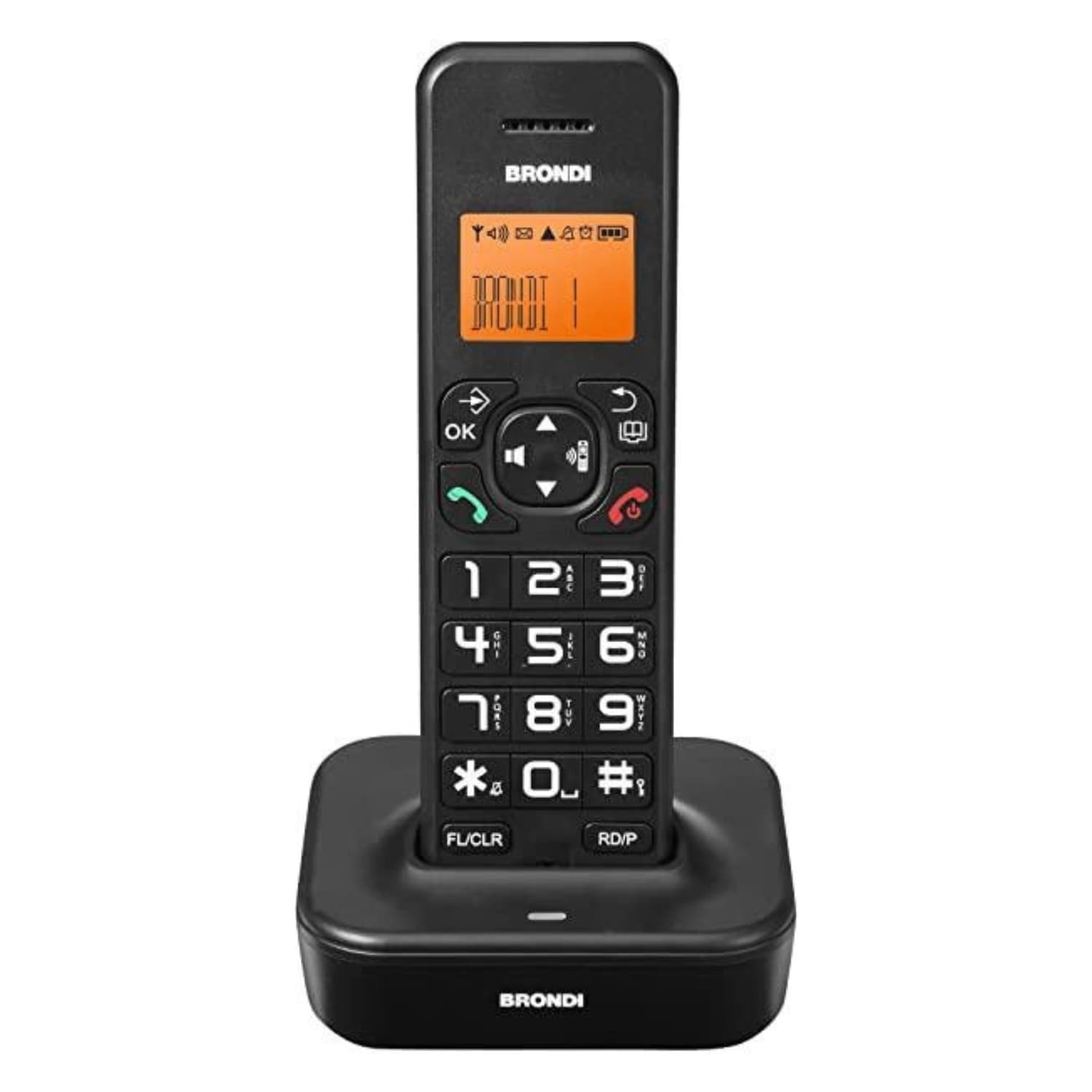 Brondi-Bravo-Star-Telefono-Cordless-Nero