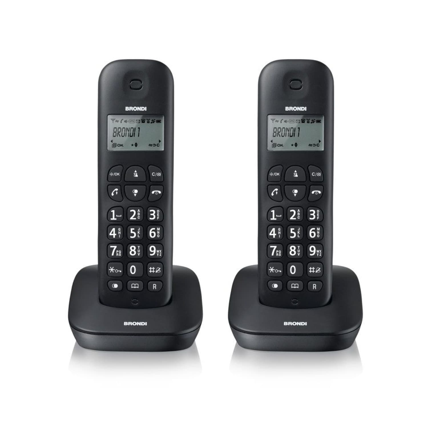 Brondi-Gala-Twin-Telefono-Cordless-Nero