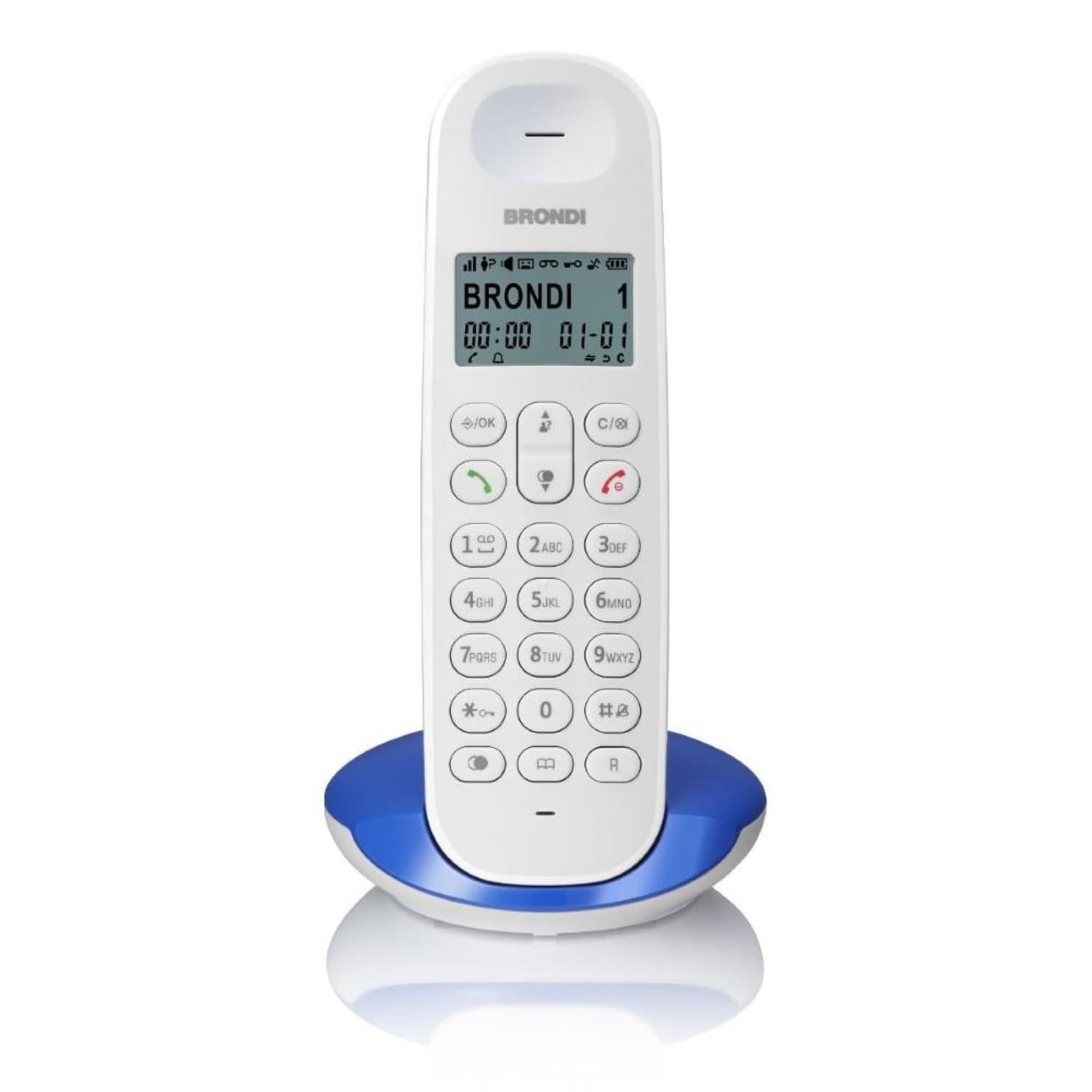 Brondi-Lotus-Telefono-Cordless-Blu