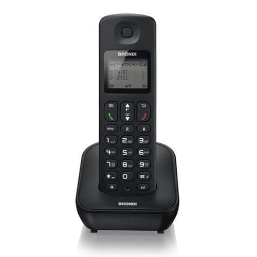 BRONDI TELEFONO CORDLESS BEST 2 PORTATA NERO Trade Shop italia - Napoli, Commerciovirtuoso.it