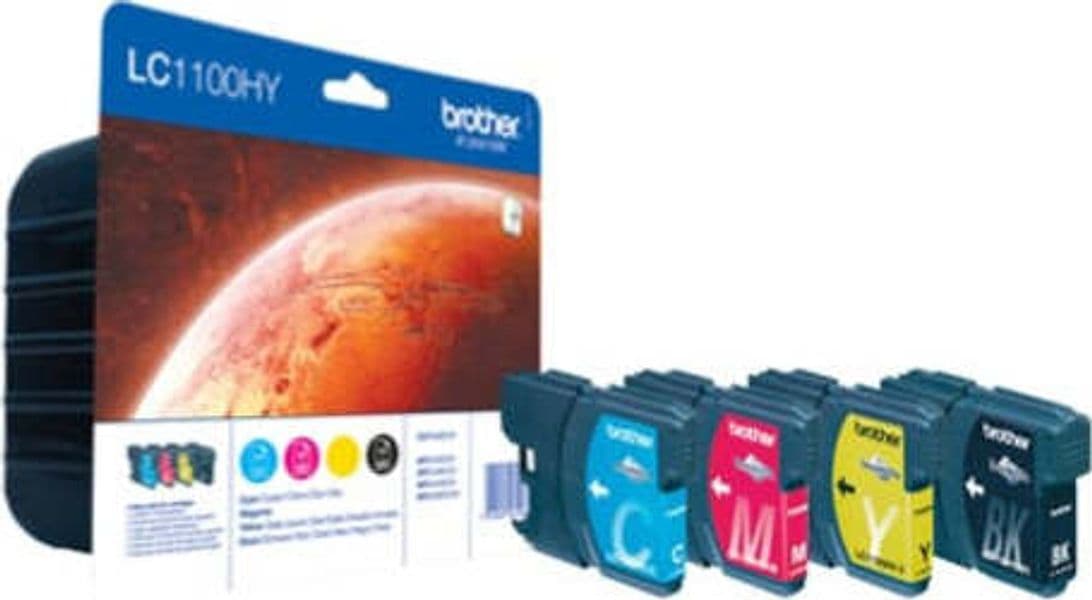 Brother - Cartuccia - C-M-Y-K - LC1100HYVALBP Elettronica/Informatica/Stampanti e accessori/Accessori per stampanti a inchiostro e laser/Cartucce d'inchiostro Eurocartuccia - Pavullo, Commerciovirtuoso.it