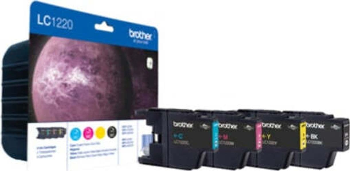 Brother - Cartuccia - C-M-Y-K - LC1220VALBP Elettronica/Informatica/Stampanti e accessori/Accessori per stampanti a inchiostro e laser/Cartucce d'inchiostro Eurocartuccia - Pavullo, Commerciovirtuoso.it
